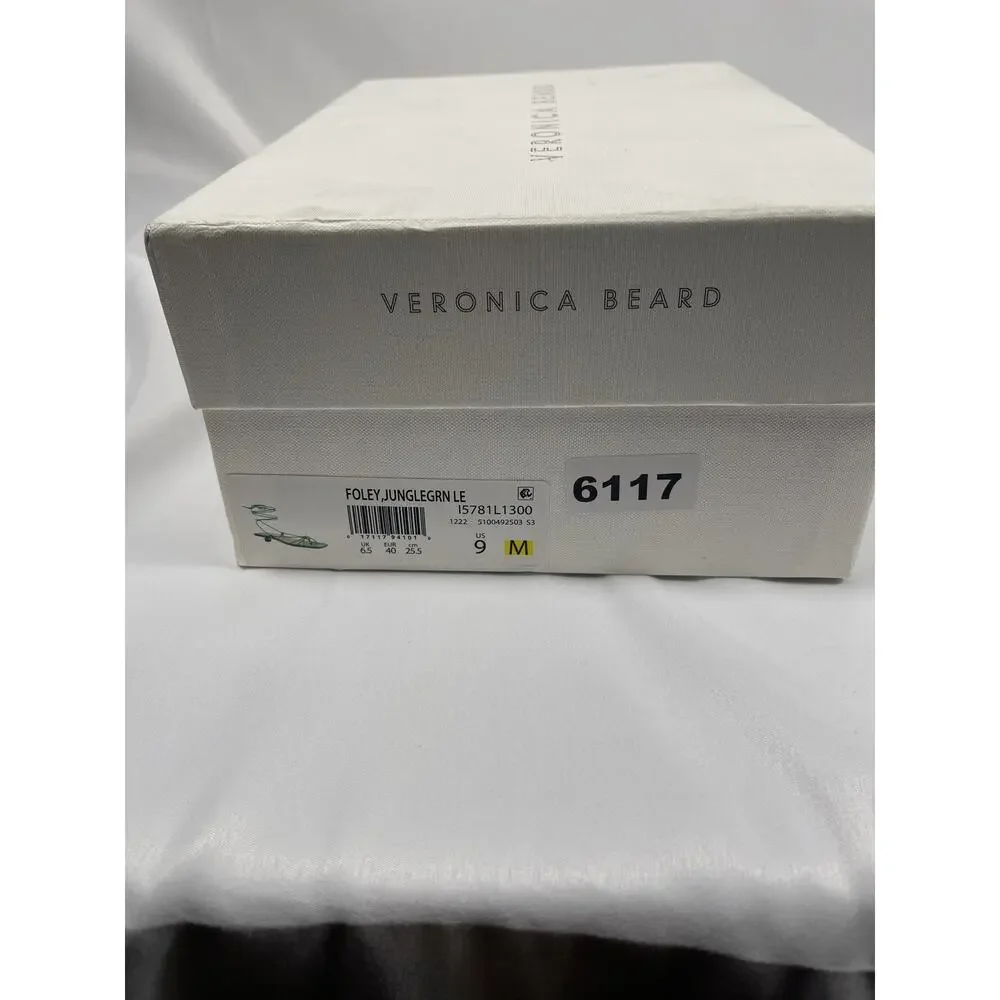 Veronica Beard Shoes Women's Size 9 Foley Jungle Leather Lace Up Sandals New - Picture 6 of 6